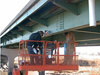 Photos of the Strengthening of Steel Girder Bridge Using Post-tensioned FRP Rods/Strands 