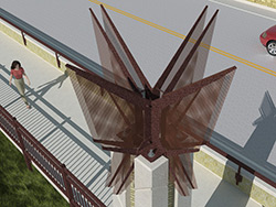 Great River Road Bridge concept drawing