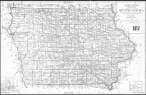 1917 state of Iowa map thumbnail link