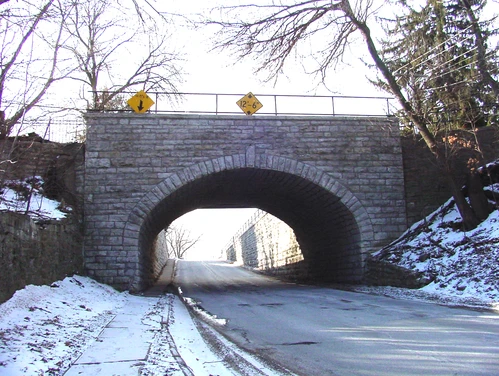 Photo of the Ash Street Overpass in Des Moines County, Iowa