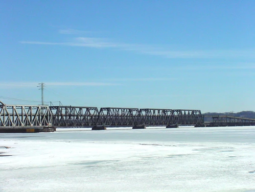 The Ft. Madison Bridge over the Mississippi River