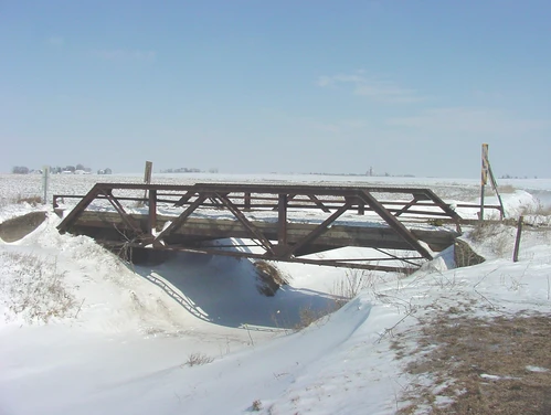 Photo of the Olympic Avenue Bridge in Carroll County, Iowa