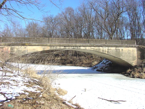 Photo of the East Indian Creek Bridge in Story County, Iowa.