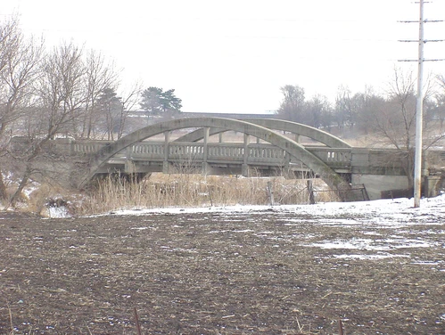Photo of the Rockwell City Bridge in Calhoun County, Iowa.