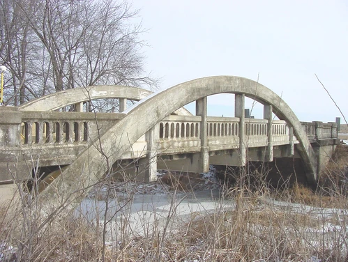 Photo of the Squaw Creek Bridge II in Boone County, Iowa.