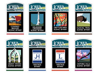 All Iowa byways signs