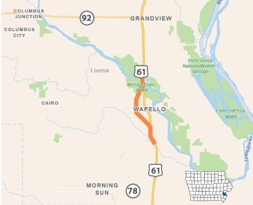 map of area in the study