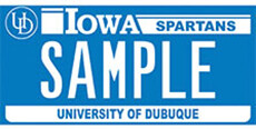 University of Dubuque Plate